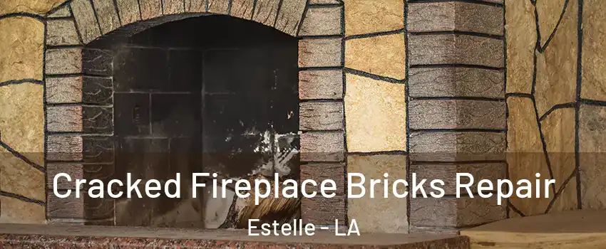 Cracked Fireplace Bricks Repair Estelle - LA