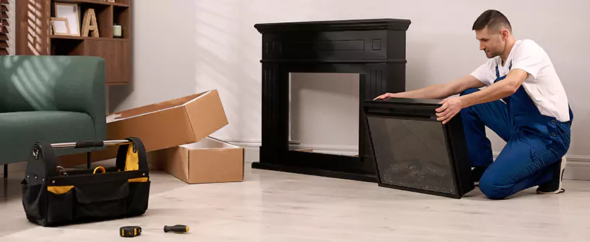 Old Rusted Metal Fireplace Repair And Replacement in Estelle, LA